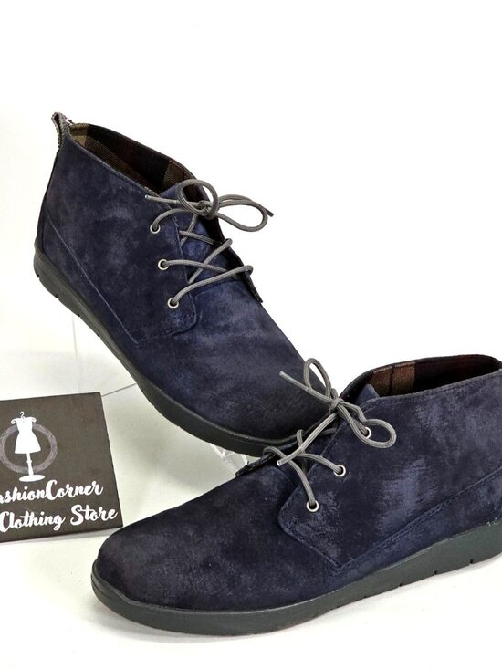 UGG Men\'s Blue Suede Canoe Chukka Treadlite Shoes Ankle Boots Sz 6 Wo\'s 7.5 1744 main image 10
